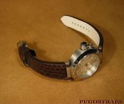 Kožni kaiš za Cartier Pasha sat. - slika 1