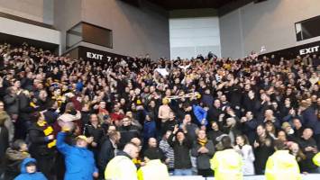 Motherwell fans Twist and Shout at Ibrox...